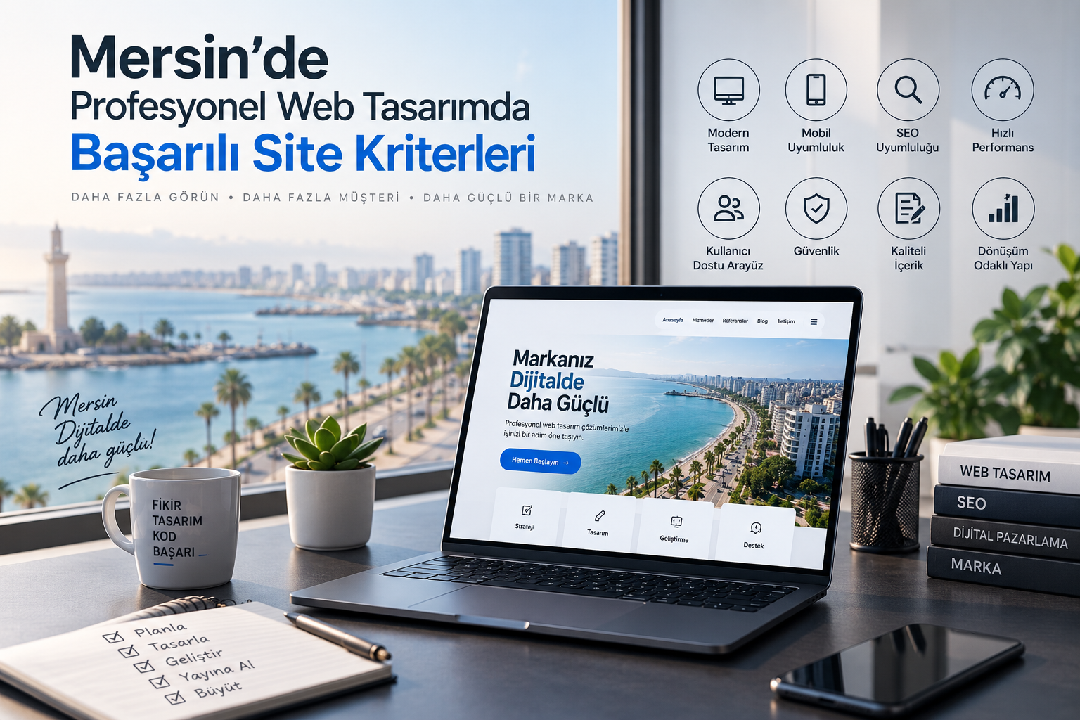 Mersin’de Profesyonel Web Tasarımda Başarılı Site Kriterleri